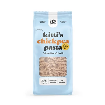 Hunorganic it&#039;s us KITTI&#039;S gluténmentes csicseriborsó száraztészta fusilli/orsó 250g