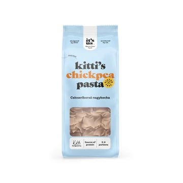 Hunorganic it&#039;s us KITTI&#039;S gluténmentes csicseriborsó száraztészta nagykocka 250g