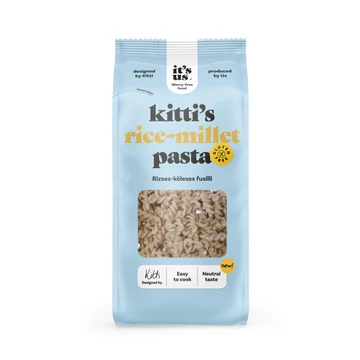 Hunorganic it&#039;s us KITTI&#039;S gluténmentes rizses-köleses száraztészta fusilli/orsó 200g