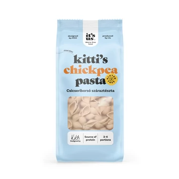 Hunorganic it&#039;s us KITTI&#039;S gluténmentes csicseriborsó száraztészta kagyló 250g