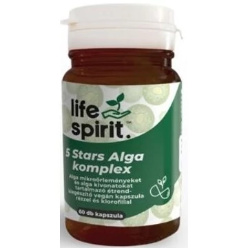 Life Spirit 5 Stars Alga komplex kapszula rézzel és klorofillal 60db