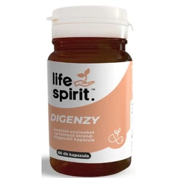 Life Spirit Digenzy Emésztő enzimeket tartalmazó étrend-kiegészítő kapszula 60db