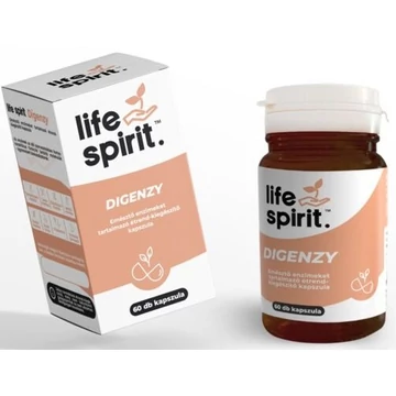 Life Spirit Digenzy Emésztő enzimeket tartalmazó étrend-kiegészítő kapszula 60db