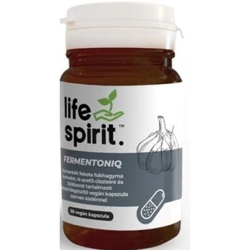 Life Spirit Fermentoniq Fermentált fekete fokhagyma kivonat kapszula 60db