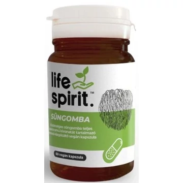 Life Spirit Süngomba teljes spektrumú gombakivonatot tartalmazó étrend-kiegészítő kapszula 60db