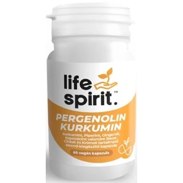 Life Spirit Pergenolin Kurkumin kapszula 60db