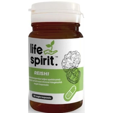 Life Spirit Reishi teljes spektrumú gombakivonatot tartalmazó étrend-kiegészítő kapszula 60db