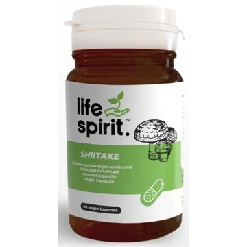 Life Spirit Shiitake teljes spektrumú gombakivonat kapszula 90db