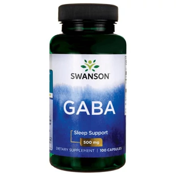 Swanson GABA 500mg/kapszula 100db