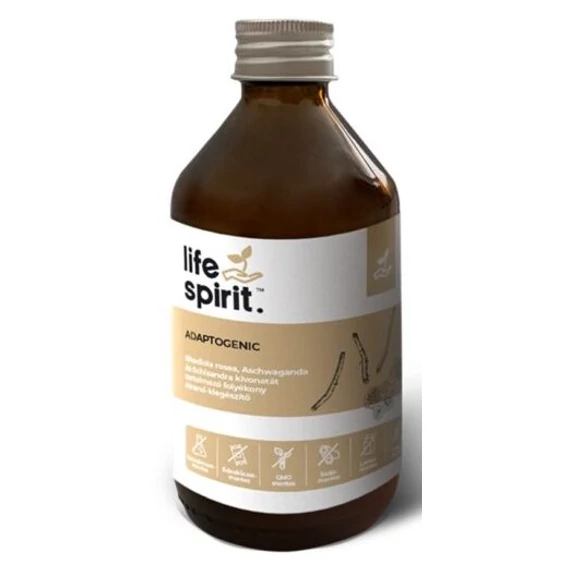 Life Spirit Adaptogenic gyógynövényes folyékony étrendkiegészítő 250ml